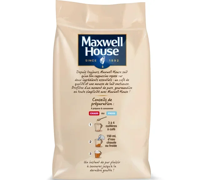 12 x 315 g - Lösligt kaffe för professionella - Cappuccino Milka® - MAXWELL HOUSE