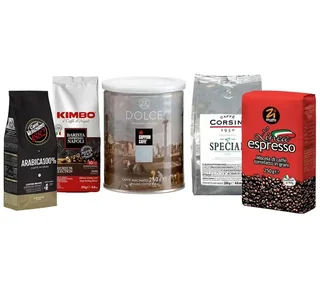 1.250 kg - Italian whole bean coffee tasting selection