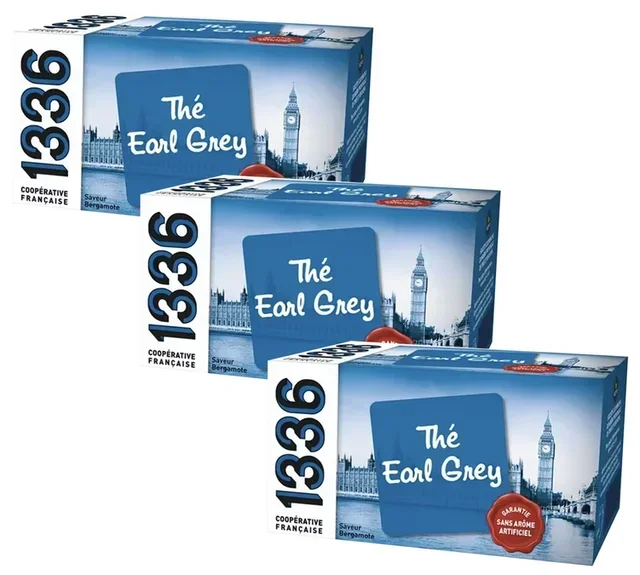 1336 Earl Grey Black Tea Bundle - 3 Boxes of 20 Bags SCOP TI