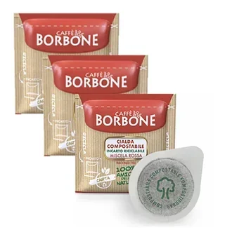 150 ESE pods - Miscela Rossa - CAFFE BORBONE