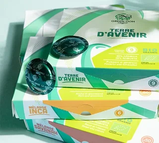 150 Green Lion Coffee kapselia Nespresso* Pro Terre d'avenir Luomu Reilu Kauppa