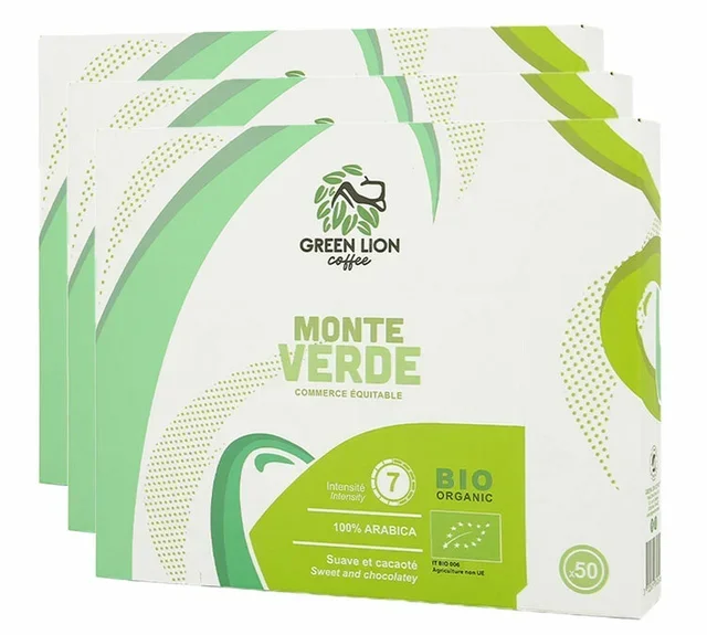 150 Nespresso* Pro Compatible Capsules Monte Verde Bio Fair Trade – GREEN LION COFFEE