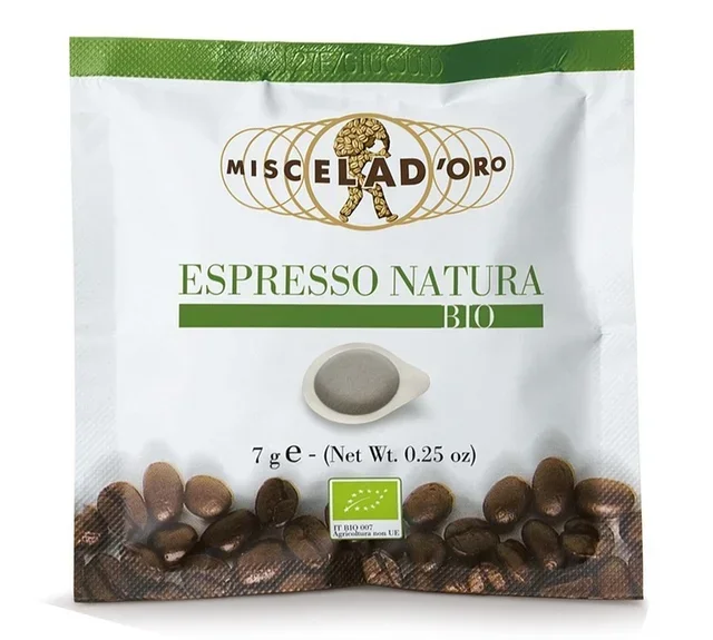 150 Pastilhas Bio ESE Espresso Natura Bio - MISCELA D'ORO
