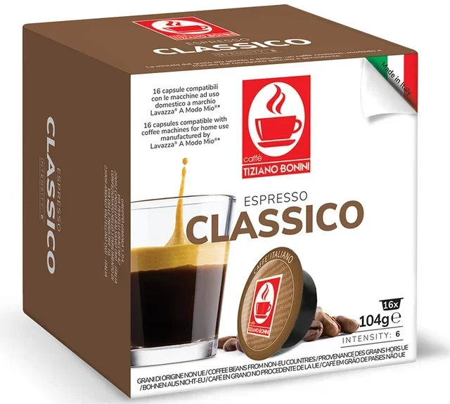 CAFFE BONINI 16 kapslar för A Modo Mio Classico