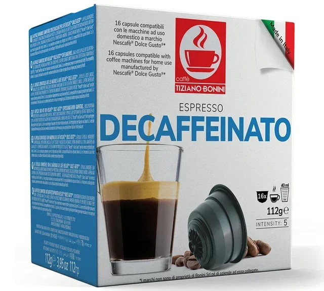 CAFFE BONINI – 16 kofeiinitonta kapselia Nescafé* Dolce Gusto* -koneisiin