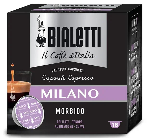 16 Kapsula Mokespresso 'Milano' 100% Arabica - Bialetti