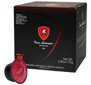 16 kompatible kapsler Nescafé* Dolce Gusto* Espresso Red - TONINO LAMBORGHINI