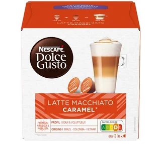 Nescafé* DOLCE GUSTO* Latte Macchiato Karamella kapszula – 16 db