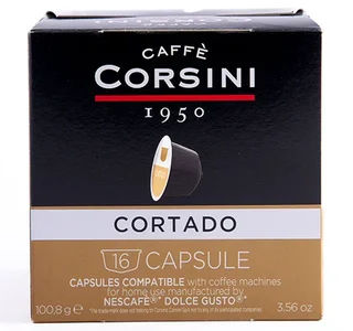 16 CORSINI Cortado capsules - Nescafé* Dolce Gusto* compatible