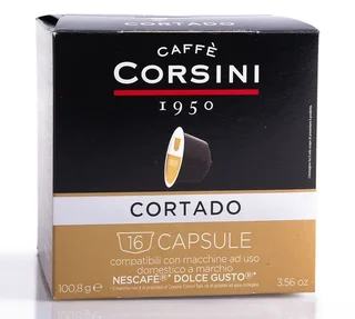 16 CORSINI Cortado capsules - Nescafé* Dolce Gusto* compatible