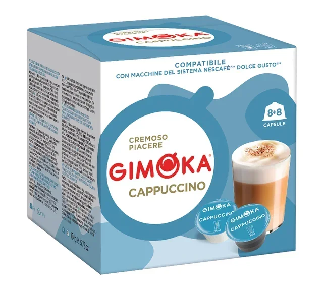 16 Dolce Gusto Cappuccino Capsules - Nescafé Compatible by GIMOKA