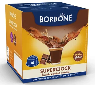 16 Superciock kapsula kompatibilnih s Nescafé* Dolce Gusto* – CAFFE BORBONE