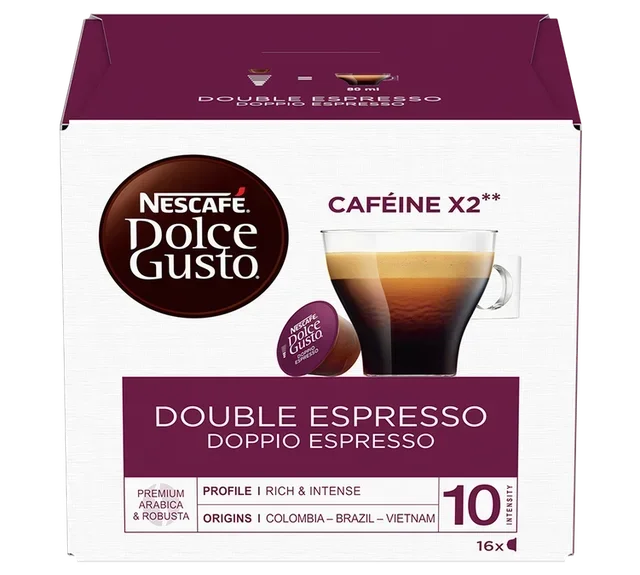 16 Dupla Espresso Kapszula - Nescafé* DOLCE GUSTO*