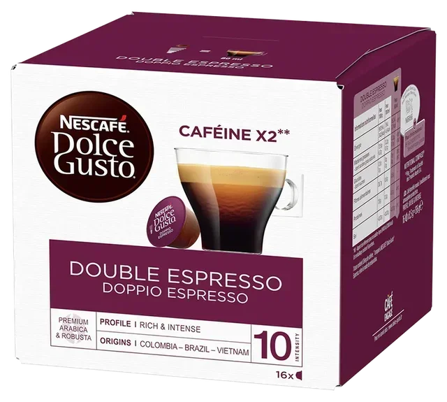 16 Dupla Espresso Kapszula - Nescafé* DOLCE GUSTO*