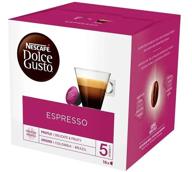 16 db Nescafé* DOLCE GUSTO* Espresso kapszula