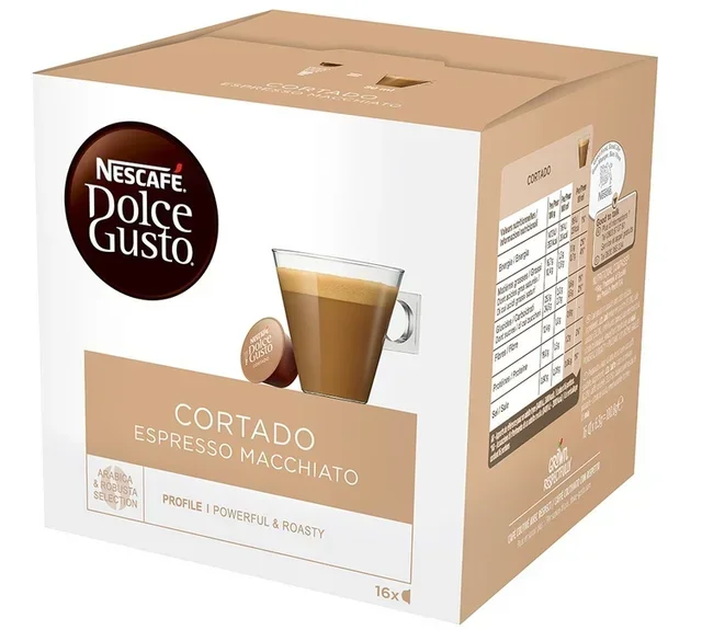 16 Espresso Macchiato (Cortado) Capsules - Nescafé* DOLCE GUSTO*