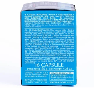 16 Gran Riserva Decaffeinato Kapseln für A Modo Mio® System - Corsini