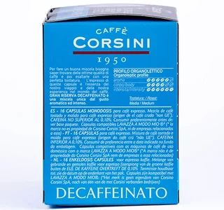 16 Gran Riserva Decaffeinato Kapseln für A Modo Mio® System - Corsini
