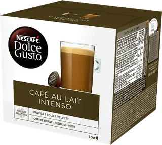 16 κάψουλες Café au lait intenso - Nescafé* DOLCE GUSTO*