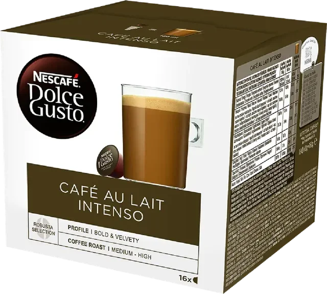 Nescafé* DOLCE GUSTO* Café au lait intenso - 16 kapszula