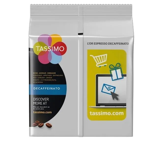 16 Kapseln L'Or Espresso entkoffeiniert – für TASSIMO