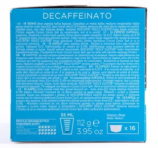 16 Kapsułek Nescafé* Dolce Gusto* Gran Riserva Decaffeinato – CORSINI