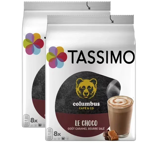 16 κάψουλες Tassimo Columbus Le Choco Caramel Beurre Salé - TASSIMO
