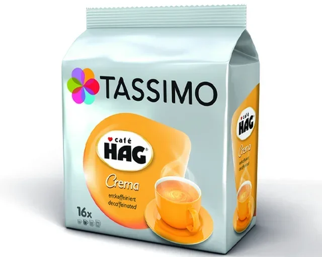 16 κάψουλες Tassimo Hag Crema Αφυγρατωμένος καφές – TASSIMO