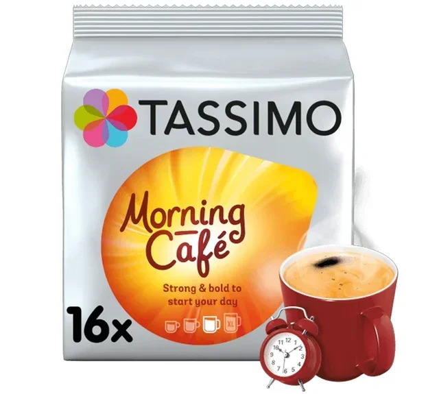 16 καψούλες Tassimo Morning Café XL - έντονη, πλούσια γεύση | TASSIMO