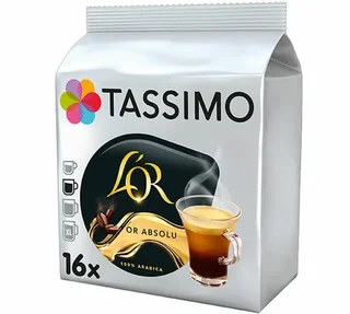 16 Tassimo pods L'Or Café Long Absolu - TASSIMO