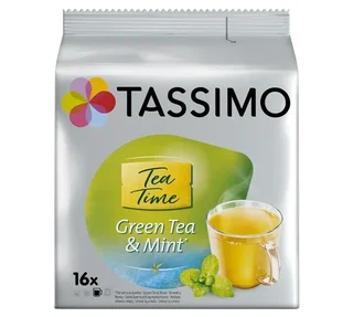 16 Capsule TeaTime Tè Verde Menta - TASSIMO