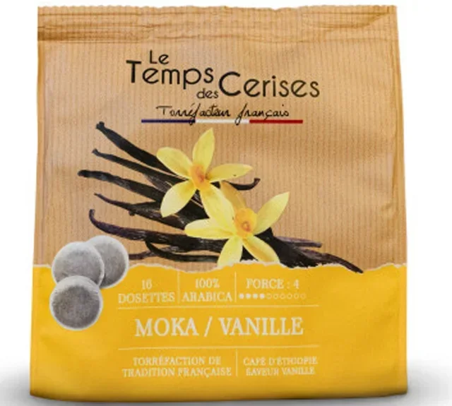 16 Vanilla soft pods Senseo® compatible - LE TEMPS DES CERISES