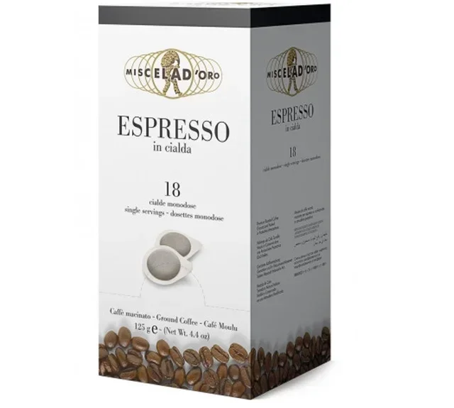 18 cápsulas ESE Espresso – MISCELA D'ORO
