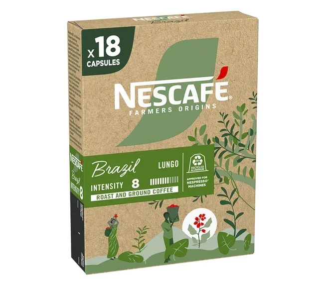 18 capsule compatibili Nespresso* Original - Brasile - NESCAFE FARMERS ORIGINS