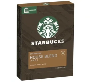 Cápsulas STARBUCKS House Blend compatíveis com Nespresso* Original - 18 unidades