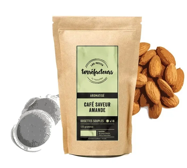 18 Soft Pods - Almond Flavor - LES PETITS TORREFACTEURS