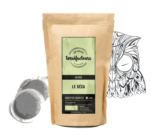 18 μαλακές κάψουλες καφέ – Χωρίς καφεΐνη – LES PETITS TORREFACTEURS