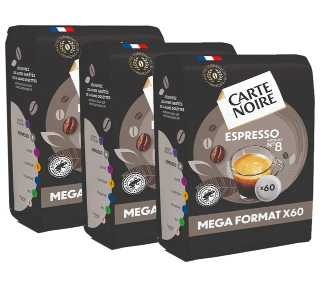 180 μαλακές κάψουλες espresso Ν°8 - CARTE NOIRE