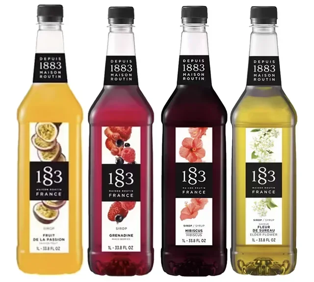 Set 4 Siropa „1883 Routin" – Voćni &amp; Cvetni, 4 x 1L