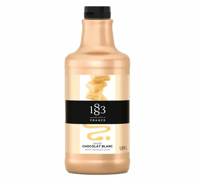 Salsa Chocolate Blanco 1883 Routin - Botella 1,89 L
