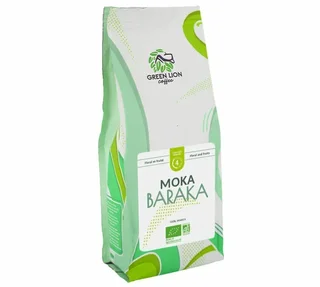 1kg - Organic Moka Baraka Whole Bean Coffee for Professionals - Green Lion Coffee