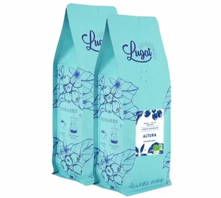 Lugat Altura - 2 kg økologiske kaffebønner for profesjonell bruk