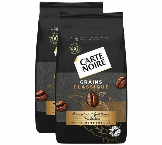 2 kg - Kaffeebohnen für Profis - Klassisch Pur Arabica - CARTE NOIRE