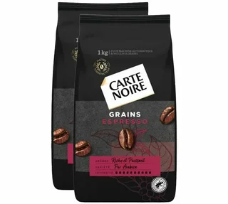 2 kg - Café en grain pour professionnels - Espresso - CARTE NOIRE