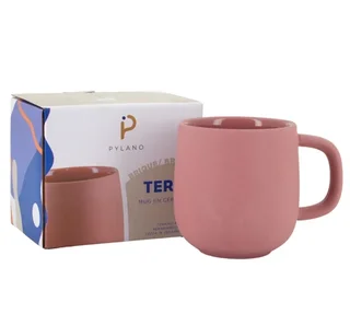 Set 2 Tazze PYLANO Terra Mattone 33 cl