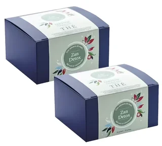 Zan Detox zöld tea csomag – 2 doboz, 40 filter – COMPTOIR FRANÇAIS DU THÉ