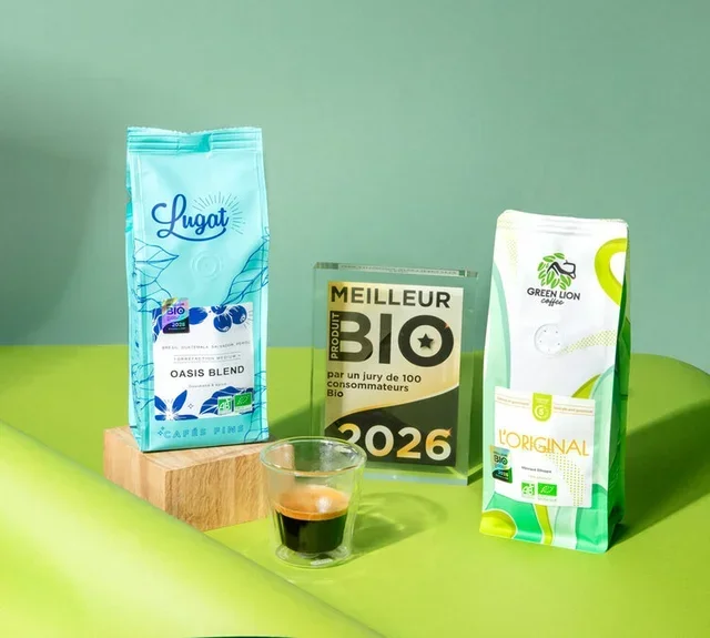 2 confezioni da 1 kg - Caffè in grani - Premiato come miglior prodotto biologico del 2026