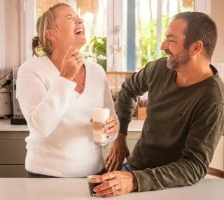 2 x 1 kg – Szemes kávé – Legkeresettebb sötét pörkölésű keverékeink: Forte &amp; Purissima – PERLÉO