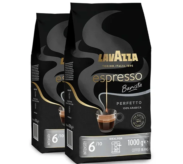 2 x 1 kg - Whole Bean Coffee - Espresso Barista Perfetto - LAVAZZA