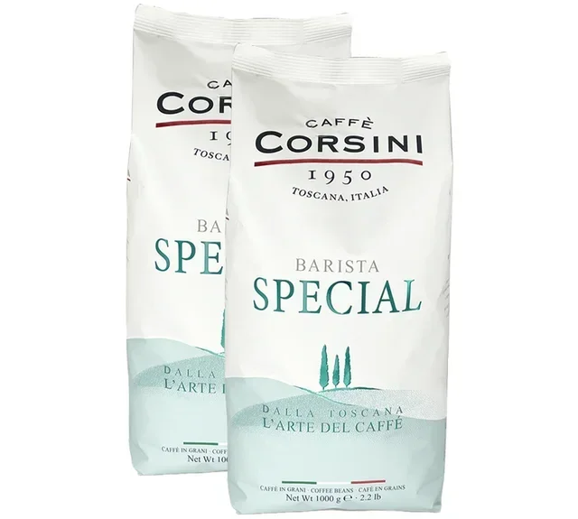 2 x 1 kg - Whole Bean Coffee - Special - CORSINI